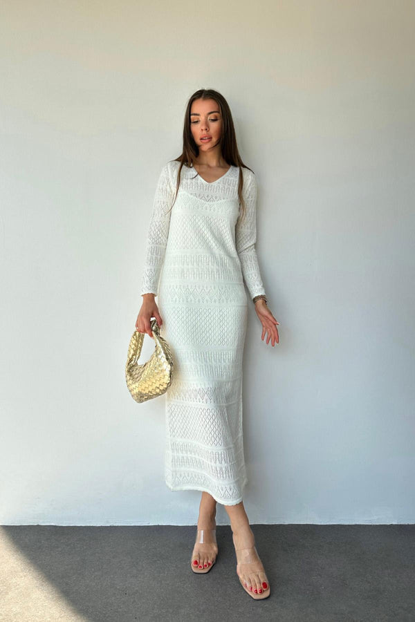 Lined Knitwear Dress